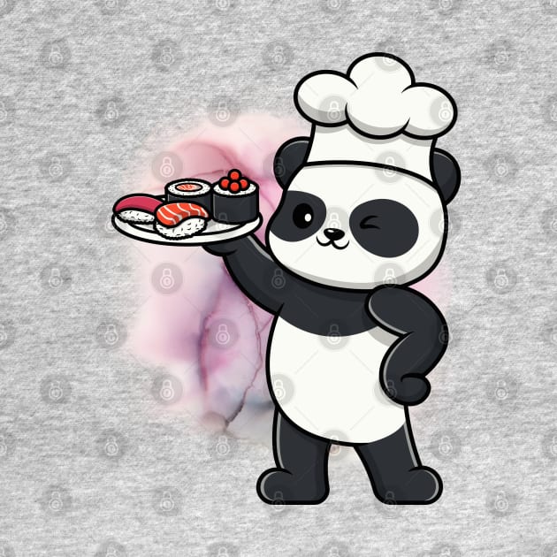 Master Chef Cute Panda - Adorable Panda - Kawaii Panda by Suga Collection